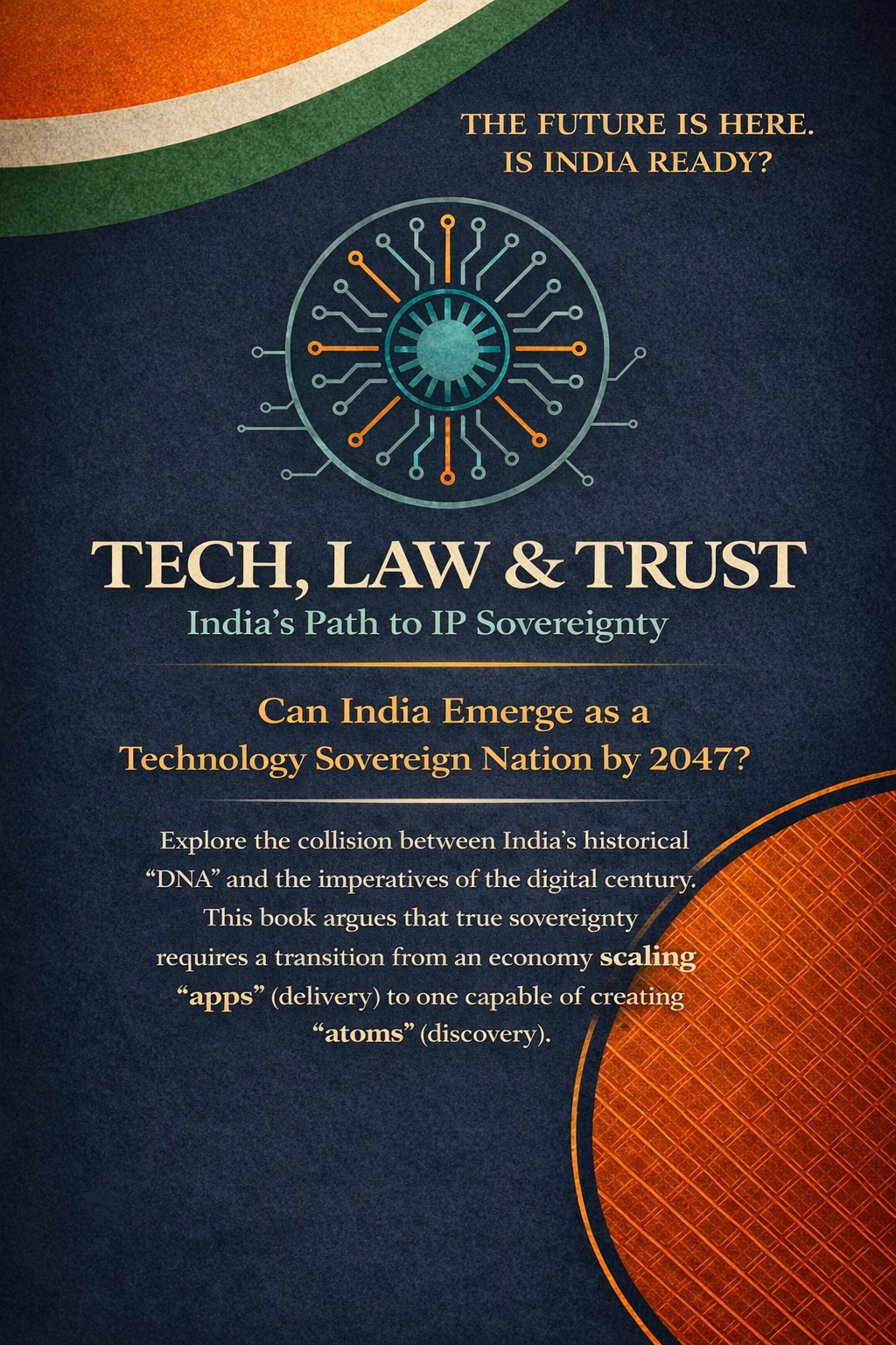 Promotional flyer for Tech, Law & Trust